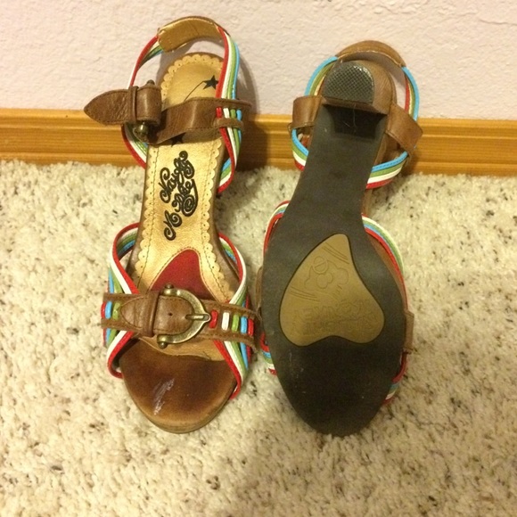 Naughty Monkey heels size 7 - Picture 2 of 4