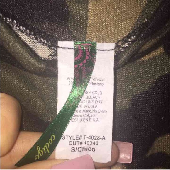 Crop camo shirt - Picture 3 of 3