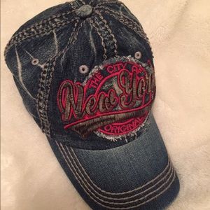 Vintage Denim New York Baseball Cap