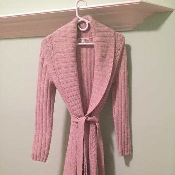 Beautiful cozy BR angora wool sweater coat - Picture 2 of 4