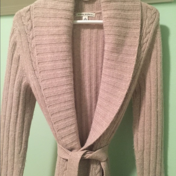 Beautiful cozy BR angora wool sweater coat - Picture 4 of 4