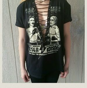 🍭SOLD🍭Vintage Style Boxing Inspired Lace UP ❤