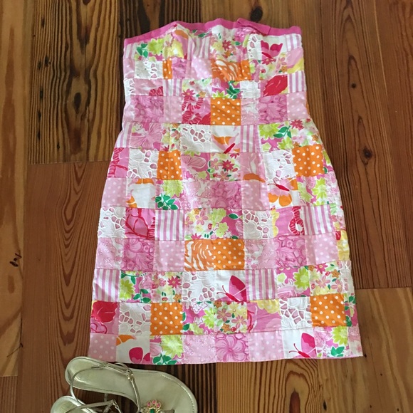 Lilly Pulitzer strapless dress