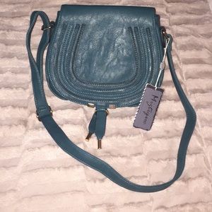 Miztique Genuine Teal Leather Bag