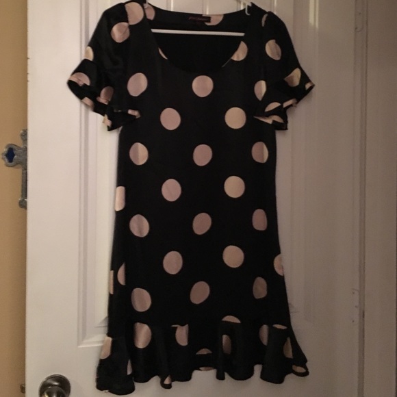 Betsy Johnson silk baby doll dress.