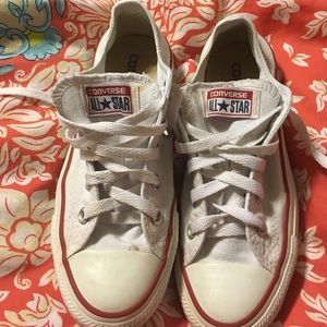 White Converse Allstars