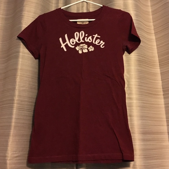 Hollister Co. Maroon T-Shirt