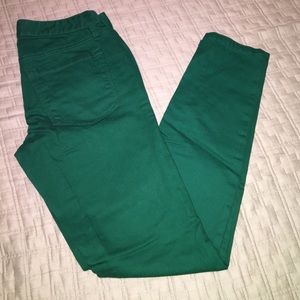 Loft - Kelly Green Skinnys