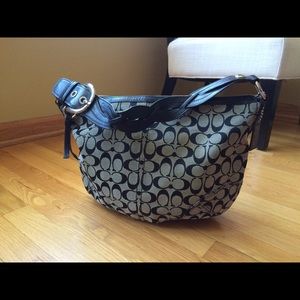 PRICE DROP! Coach Large bag-braided leather strap