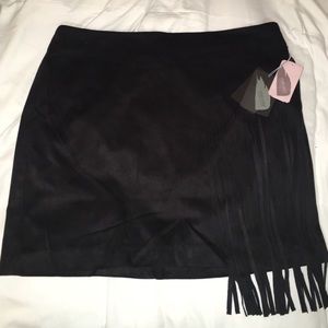 NWT Fringe Skirt