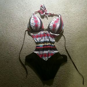 One piece sexy swimsuit