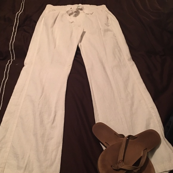 O'Neill white linen beach pant