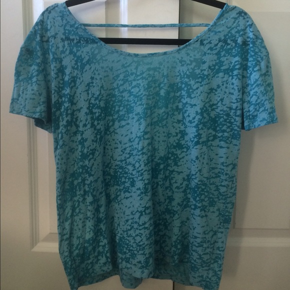 Open back shirt