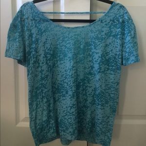 Open back shirt