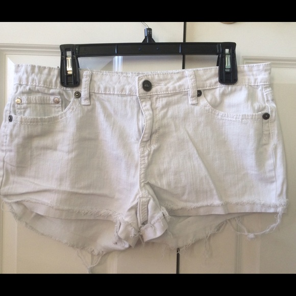 YMI white Jean shorts
