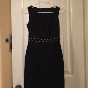 David Meister Navy mini dress.