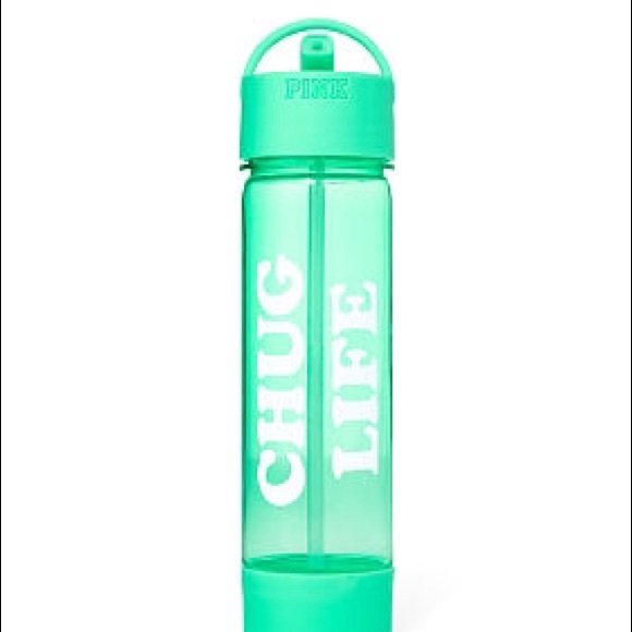 NWT PINK WATER BOTTLE, chug life