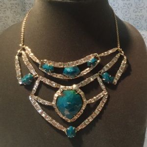 Alexis Bittar Geometric Bib Necklace