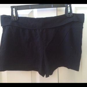 Black yoga shorts