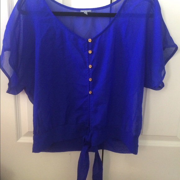 Charlotte Russe Royal Blue top