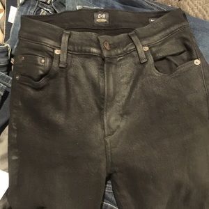 Citizens of humanity wax coated jeans