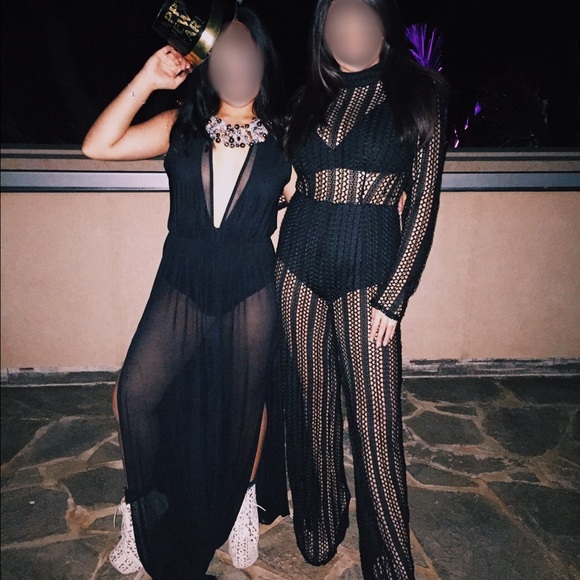 Black Mesh Missguided Jumpsuit On the Right!