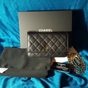 Chanel WOC Wallet on Chain Classic Black CaviarGHW Chanel WOC Wallet on Chain Classic Black CaviarGHW