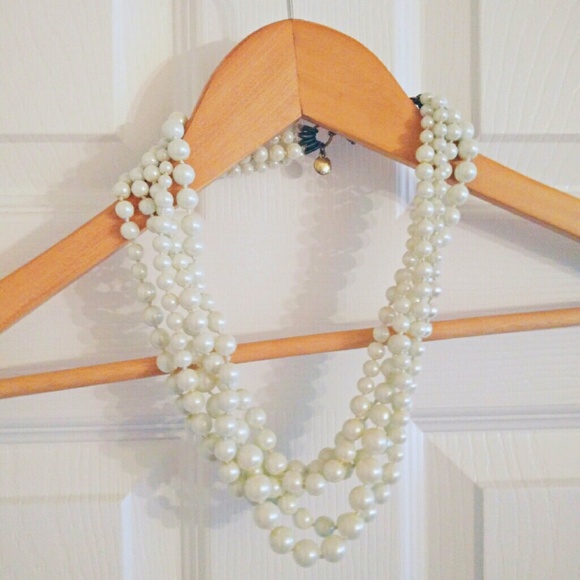 Layered Multi-Strand Pearl Necklace J Crew