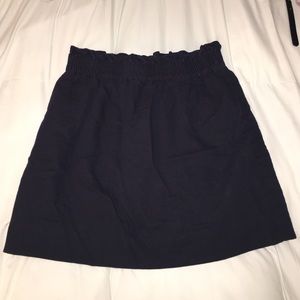 J. Crew Navy Skirt