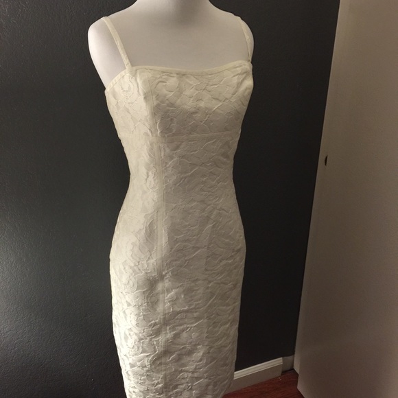Ralph Lauren Textured White Dress - Picture 3 of 4