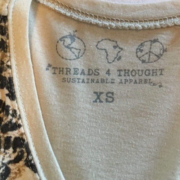 Threads For Thoughts box cut tee leopard - Picture 3 of 4