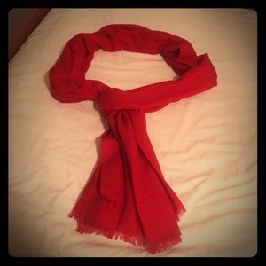 Red scarf