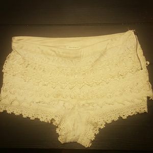 Urban Outfitters lace shorts