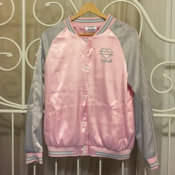 Pink Varsity Jacket