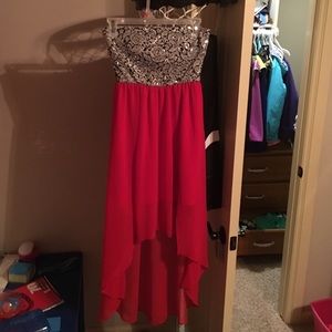 Strapless Semiformal dress!