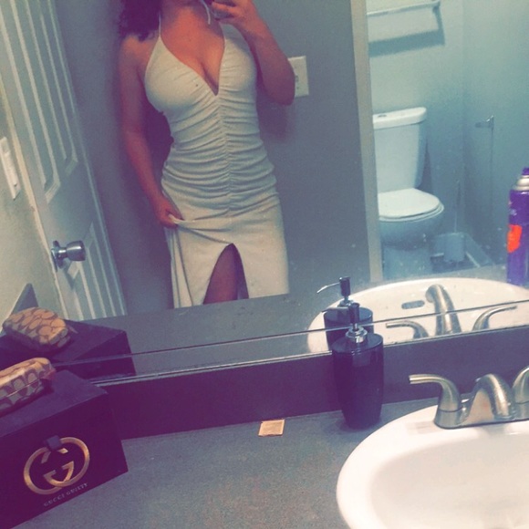 White and gold Prom Dress - Picture 1 of 2