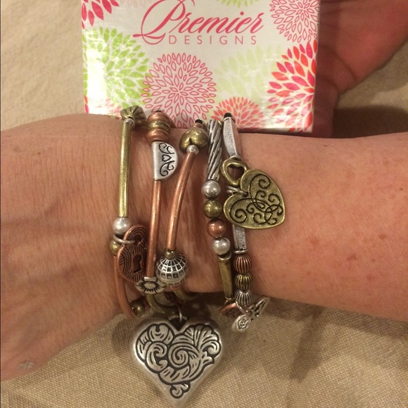 Premier jewelry metal & coper bracelet