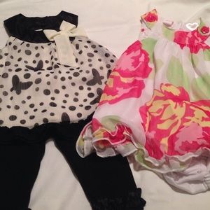 Bundle 3-6 months Baby Girl Outfits