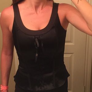 💋💄Sexy corset-type satin top 💄💋