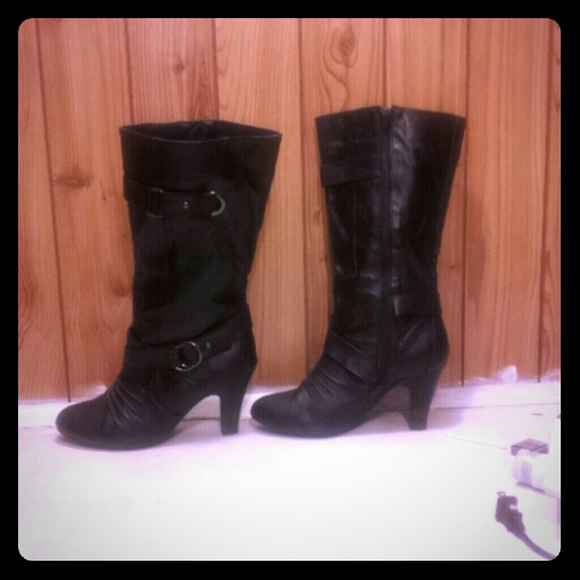 Calf high boots
