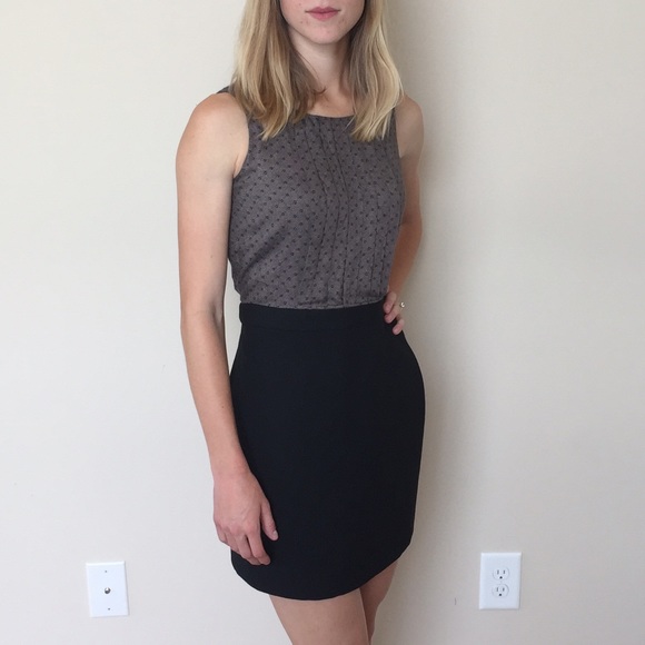 LOFT Dresses & Skirts - Loft Formal Black & Textured Dress