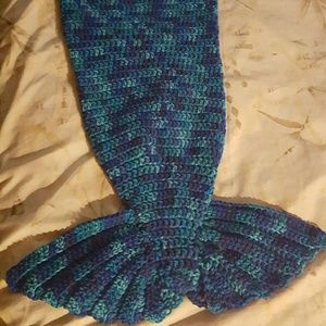Mermaid child's snuggle blanket