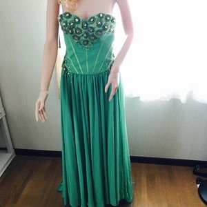 Customized Long gown, brand new.