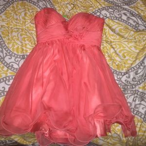 Short Summery Orange Formal/Prom Dress