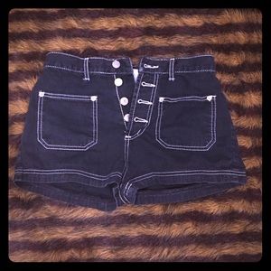 Denim high waisted shorts size 5 - Bongo