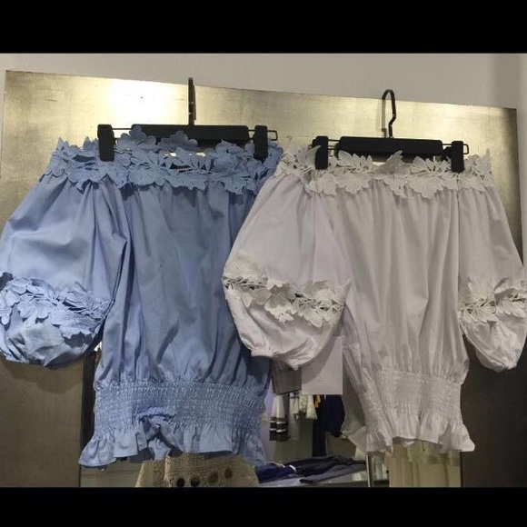 Newda Top off the shoulders white new - Picture 2 of 2