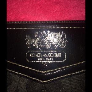 coach wallet black rarely used