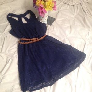 Lace Navy blue Dress