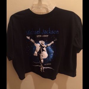 MJ tribute crop top