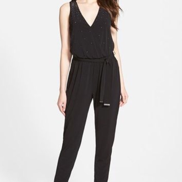 Petite large Michael Kors jumpsuit fits plus size